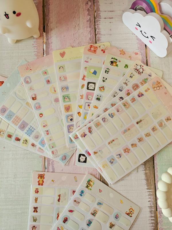 برچسب اسم ضدآب فانتزی