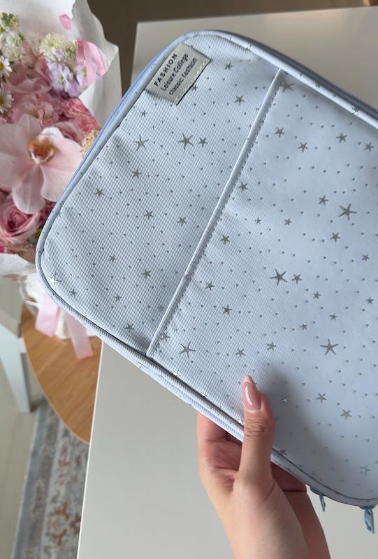کاور لپتاپ و ایپد ابی ستاره دار🩵⭐️