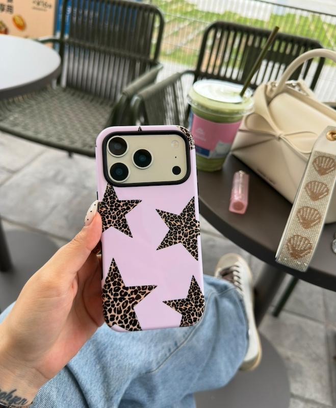 ستاره پلنگی صورتی🐆🌸💖🤎