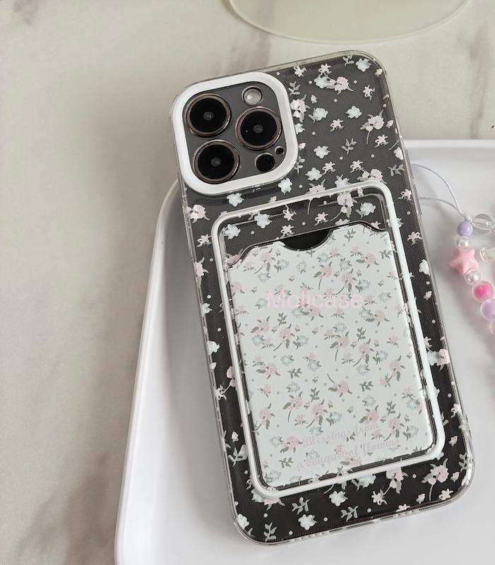 قاب گلگلی سفید صورتی☁️🌸