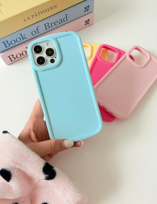 قاب ساده رنگ آبی پاستلی🩵