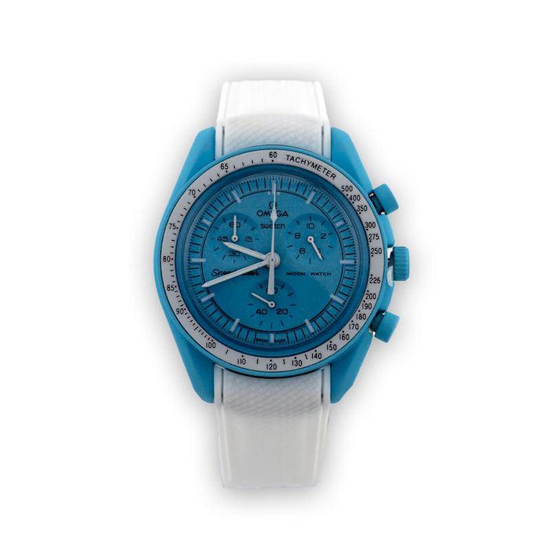 ساعت مچی امگا × سواچ  بند رابر - Omega x Swatch