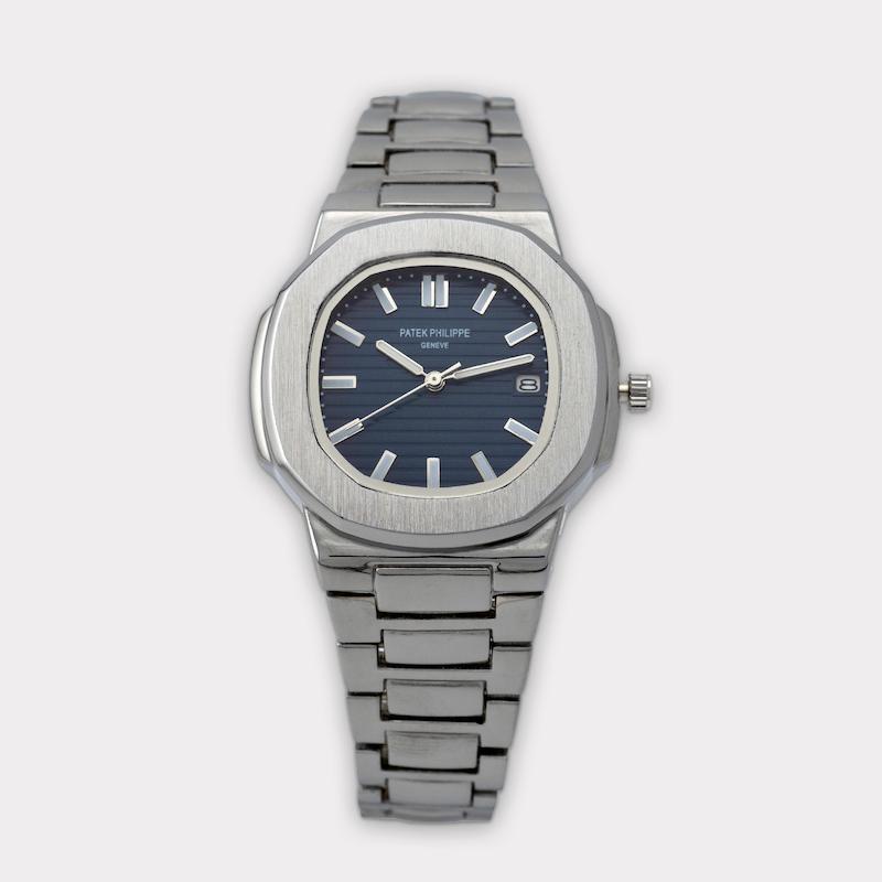 ساعت مچی زنانه پتک فیلیپ مدل ناتیلوس صفحه سورمه ای