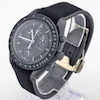 ساعت مچی امگا × سواچ بند رابر مشکی | Omega × Swatch Mission to Moon