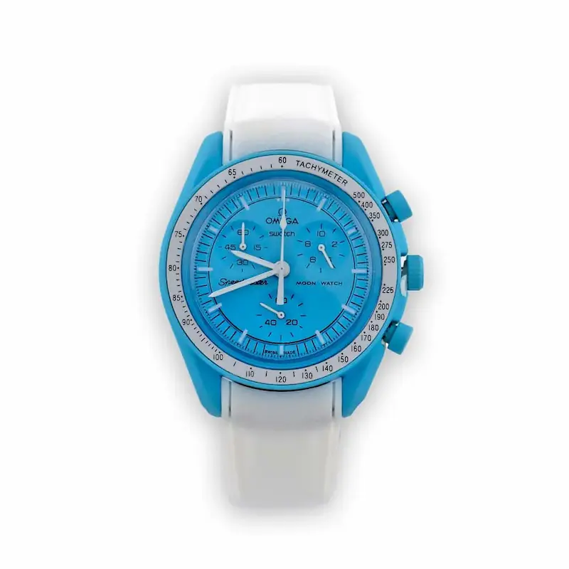ساعت مچی امگا × سواچ  بند رابر - Omega x Swatch