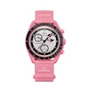 ساعت مچی امگا سواچ - Omega X Swatch mission to the moon pink