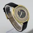 ساعت مچی زنانه سواروسکی بند چرم | Swarovski Gold Leather Strap