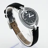 ساعت مچی زنانه سواروسکی بند چرم | Swarovski Black Leather Strap