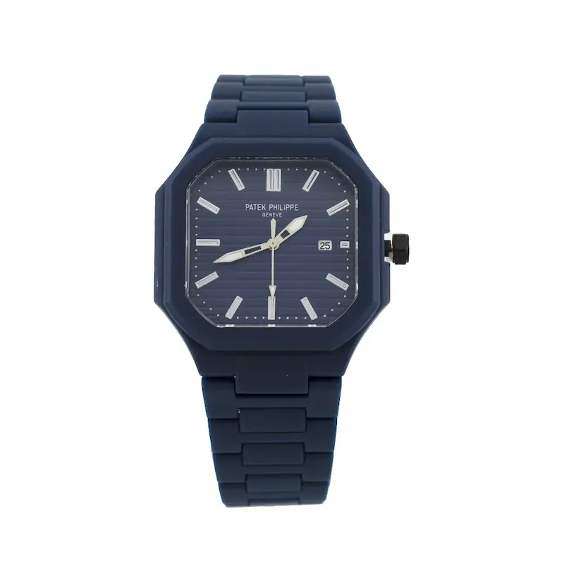ساعت مچی پتک فیلیپ PATEK PHILIPPE Geneve های‌کوالیتی رنگ سرمه‌ای
