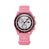ساعت مچی امگا سواچ مدل mission to the moon pink