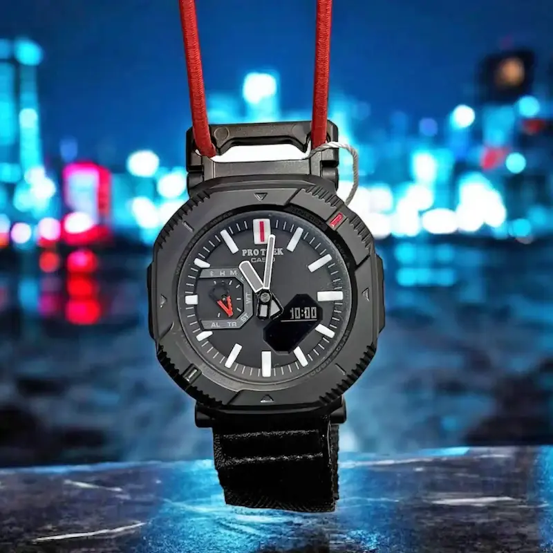 ساعت مچی کاسیو پروترک CASIO PRO TREK های کوالیتی رنگ مشکی