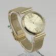 خرید ساعت مچی زنانه لوییجی د آنا بند حصیری طلایی | Luigi D’Anna Gold Mesh Strap Women Watch