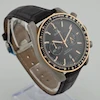 ساعت مچی مردانه امگا بند چرم مشکی | Omega Speedmaster