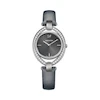 ساعت مچی زنانه سواروسکی بند چرم | Swarovski Black Leather Strap
