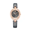 ساعت مچی زنانه سواروسکی بند چرم | Swarovski Rose Gold Leather Strap