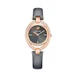 ساعت مچی زنانه سواروسکی بند چرم | Swarovski Rose Gold Leather Strap