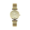 خرید ساعت مچی زنانه لوییجی د آنا بند حصیری طلایی | Luigi D’Anna Gold Mesh Strap Women Watch