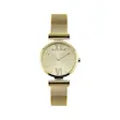 خرید ساعت مچی زنانه لوییجی د آنا بند حصیری طلایی | Luigi D’Anna Gold Mesh Strap Women Watch