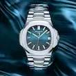 ساعت مچی پتک فیلیپ ناتیلوس سورمه‌ای | Patek Philippe Nautilus Blue Dial