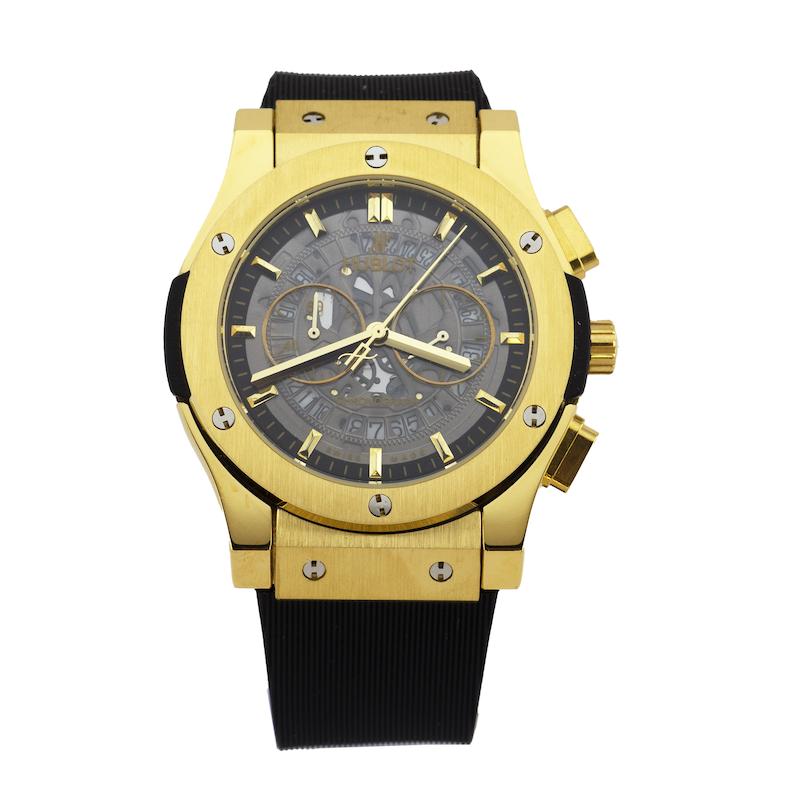 ساعت مچی مردانه هابلو کرنوگراف اسکلتون