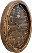 ساعت دیواری قاپ چوبی کد801