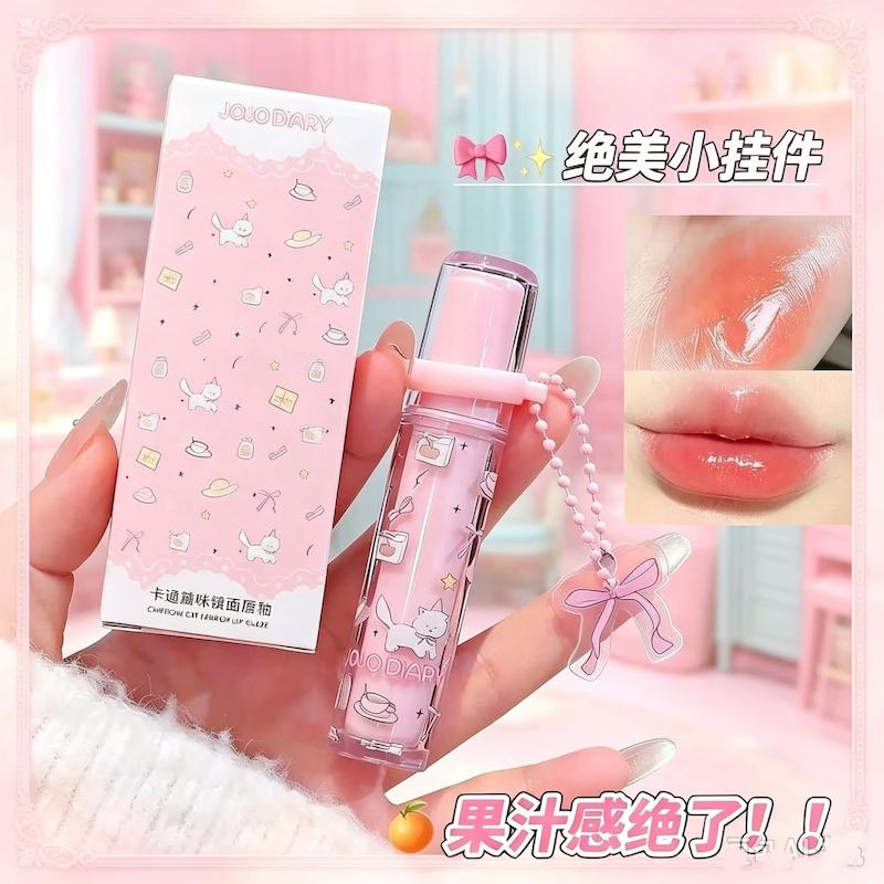 لیپگلاس پینترستی آویزدار 🎀🧑🏻‍🩰
