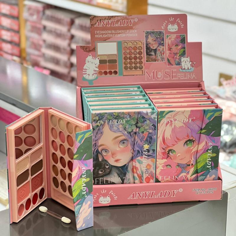 پالت سایه کیفی دختر و گربه انی لیدی