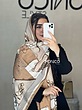 شال ابریشم کرم GUCCI کد2735