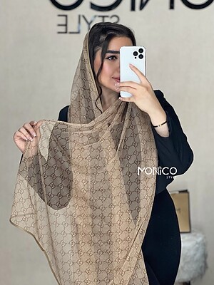 شال تور گوچی کرم روشن کد2760