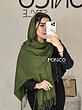 شال موهر سبز وارداتی کد2820