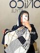 شال ابریشم DIOR زمینه سفید کد2168