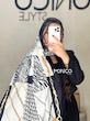 شال ابریشم DIOR زمینه سفید کد2168