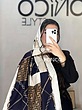 شال ابریشم FENDI سرمه ای کد4064