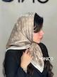 مینی اسکارف ابریشم LV کرم کد5010