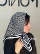 مینی اسکارف ابریشم CK مشکی کد3072