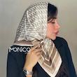 مینی اسکارف DIOR موکا کد3047