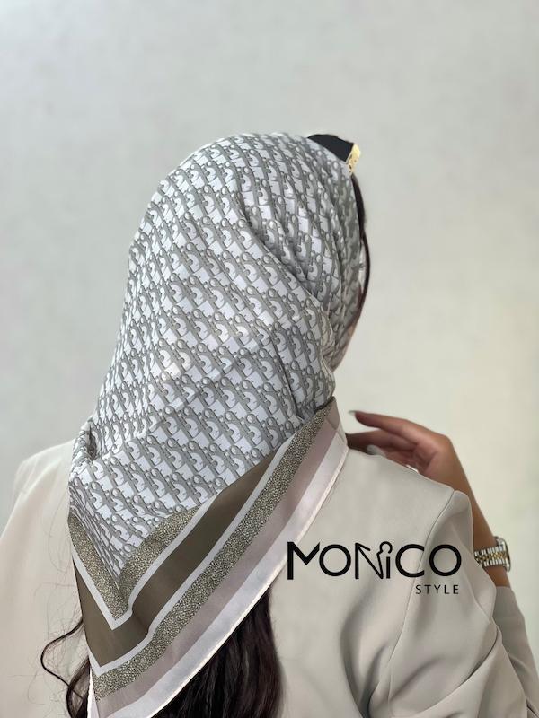 مینی اسکارف حریر ابریشمDIORموکا کد7011