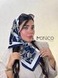 مینی اسکارف حریرابریشمCARTIERآبی کد7021