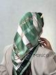 مینی اسکارف حریرابریشمFENDIسبز کد7031