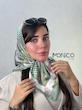 مینی اسکارف حریرابریشمCELINE سبز کد7041