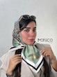 مینی اسکارف حریرابریشمHERMESسبز کد7046