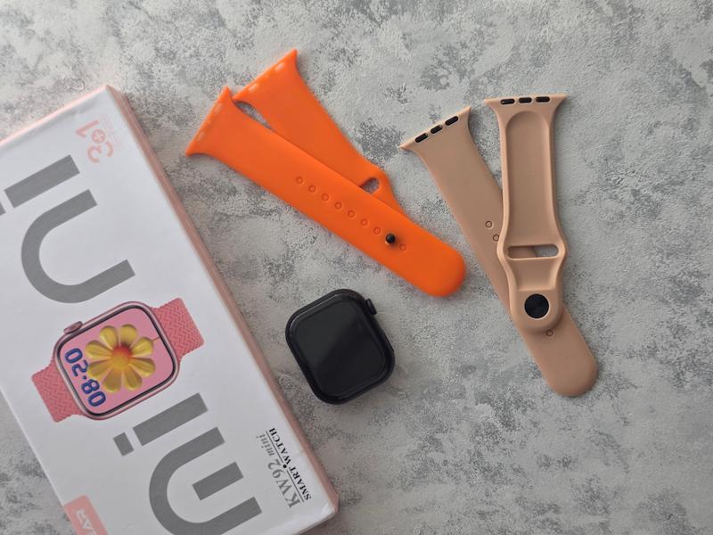 ساعت هوشمند زنانه KW92 MINI ۳۸ میلیمتر با دو بند