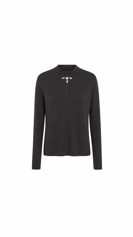بلوز بافت زنانه جواهر دوزی برند VERO MODA کد vm027g