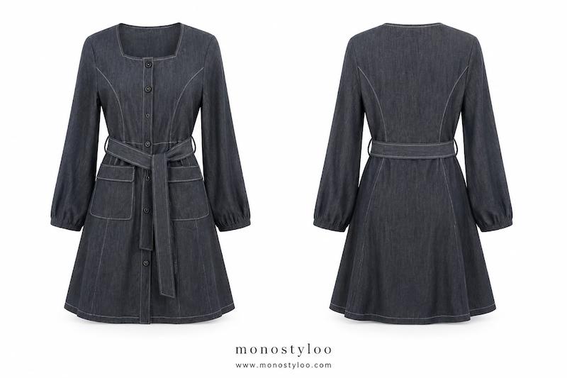 پیراهن جین زنانه برند Vero Moda کد vm055j