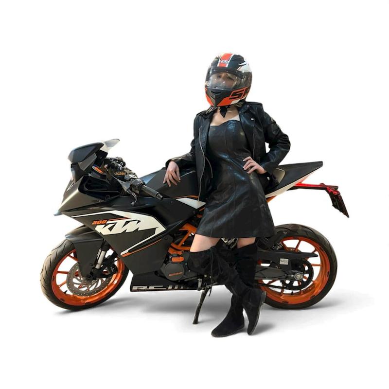 پیراهن چرم زنانه برند vero mode