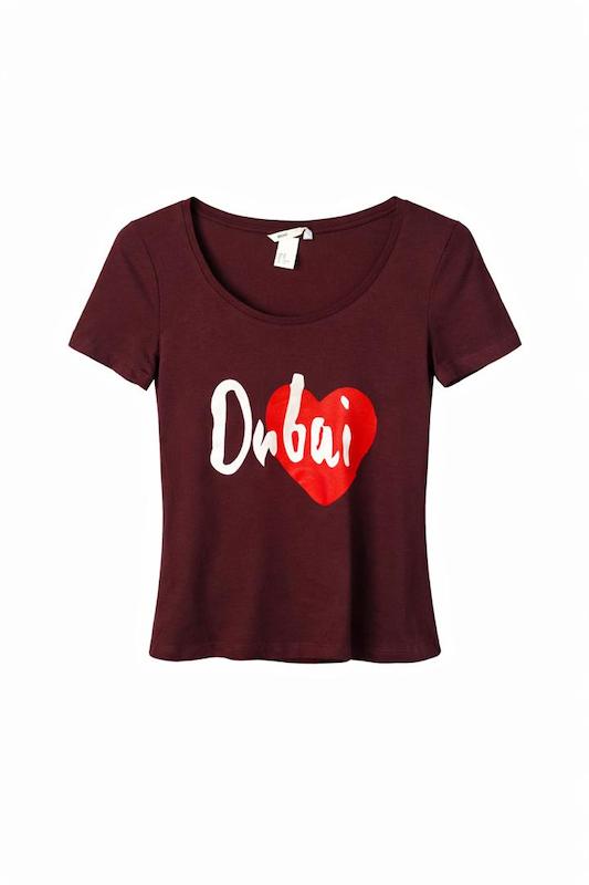 تی شرت زنانه برند H&M کد H012