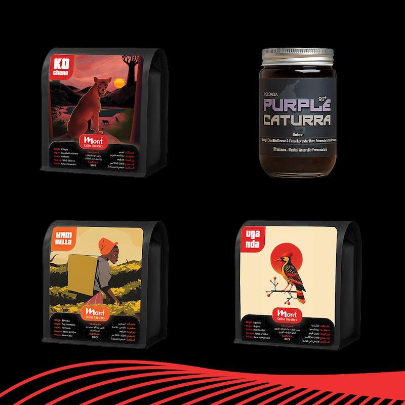 پک قهوه (اوگاندا بوگیسو - اتیوپی کوچره - پیتالیتو) اتیوپی هامبلا+اکسسوری هدیه