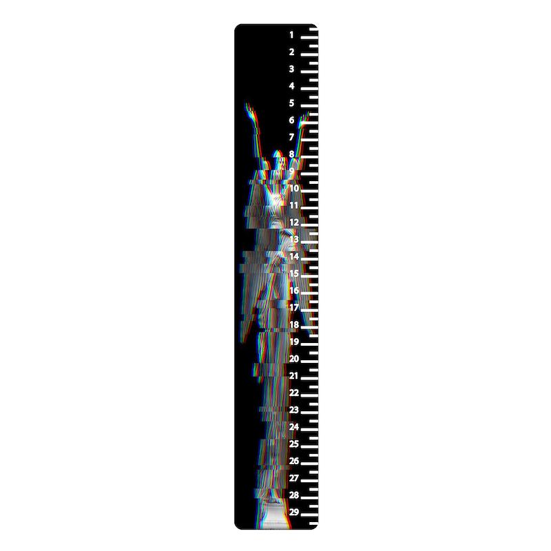 خط کش طرح مجسمه کد 565