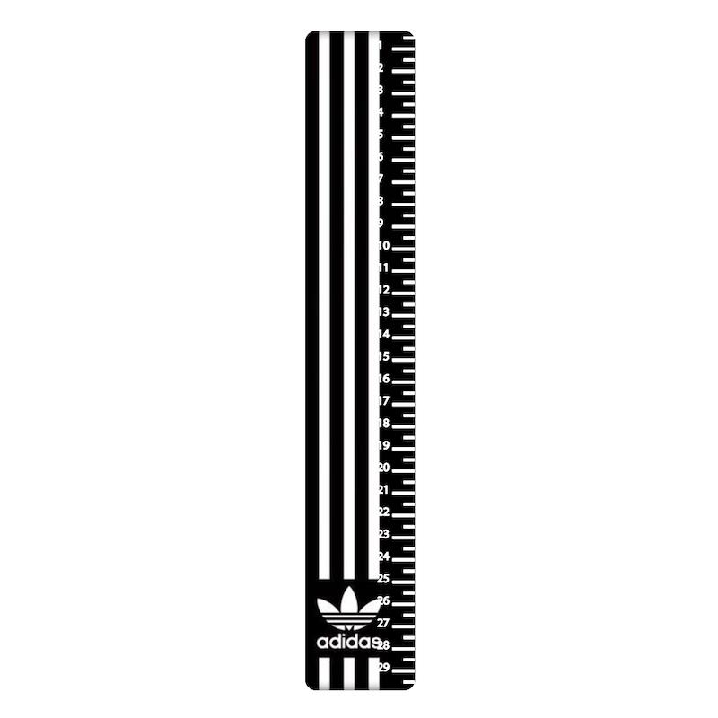خط کش، خط کش چوبی، خط کش طرح دار، خط کش طرح adidas
