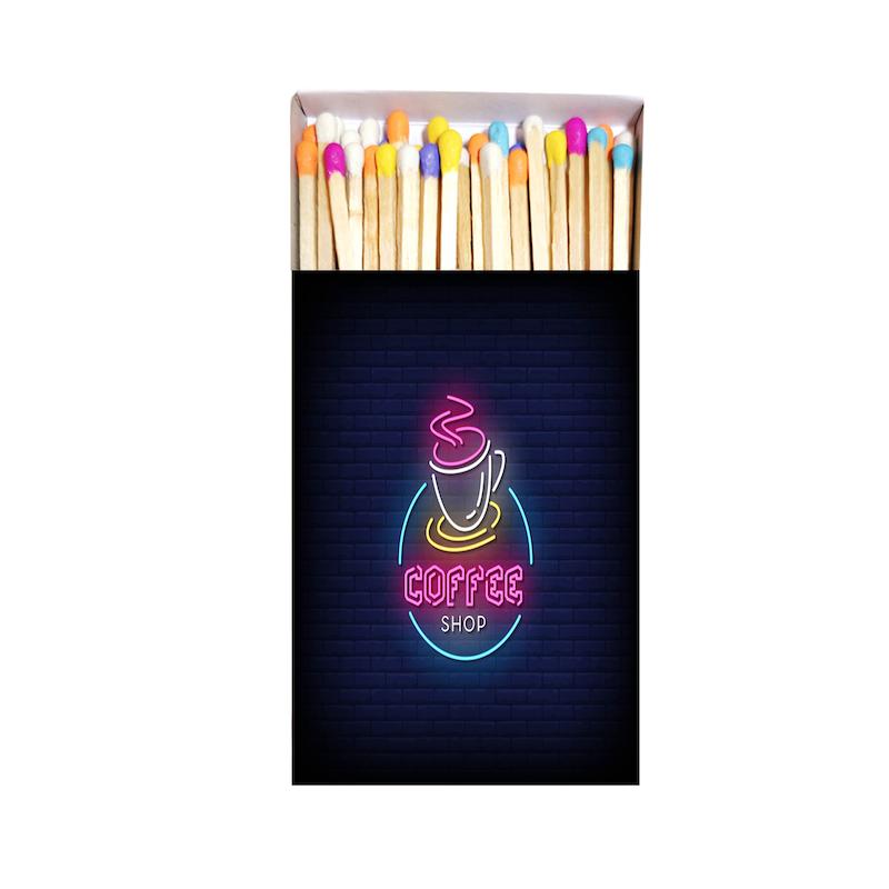 کبریت رنگی طرح قهوه کد 1725